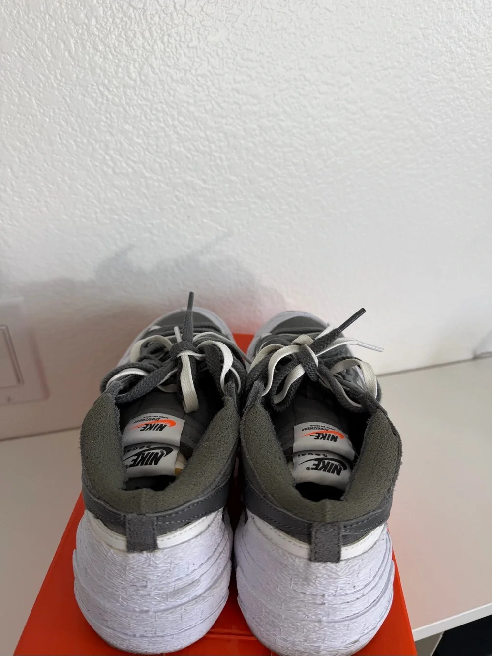 Nike Blazer Low x Sacai iron gray Sneakers